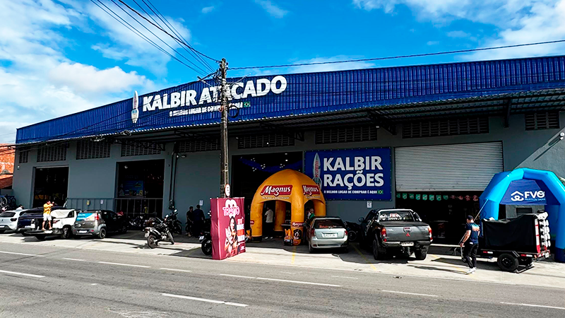 Fachada da Kalbir Atacado em Fortaleza | Lojas Kalbir
