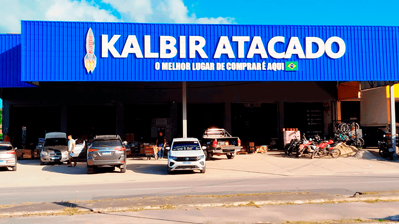 Fachada da Kalbir Atacado em Maranguape | Lojas Kalbir