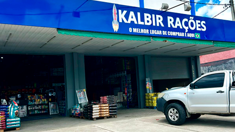 Fachada da Kalbir Rações em Maranguape | Lojas Kalbir